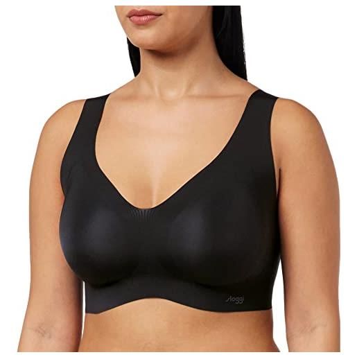 Sloggi zero feel bralette ex, bustino donna, nero (black), xs