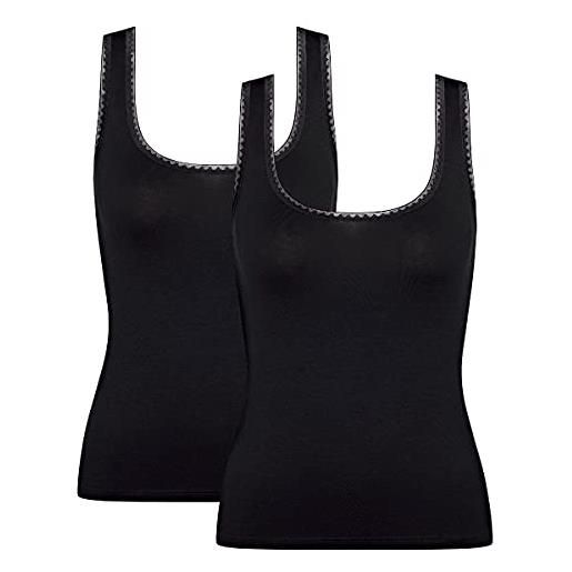 Sloggi donna go tank top c2p, nero, xs