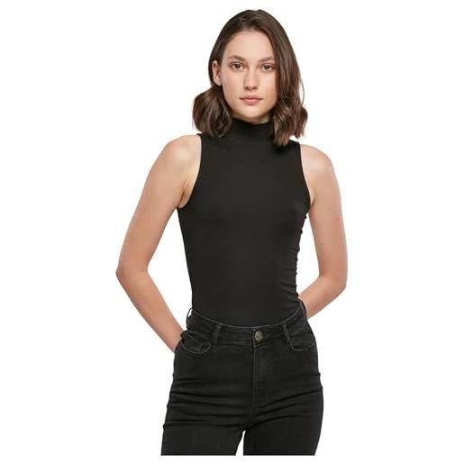 Build your brand body da donna senza maniche, colore nero, m, nero, m