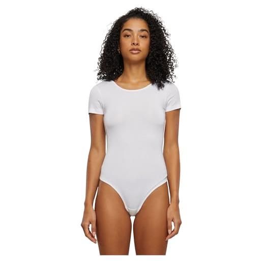 Urban Classics ladies organic stretch jersey body, body, white, s