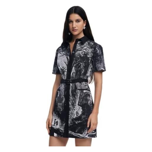 Desigual vest_tropic_litography_l, 2000 black, xl