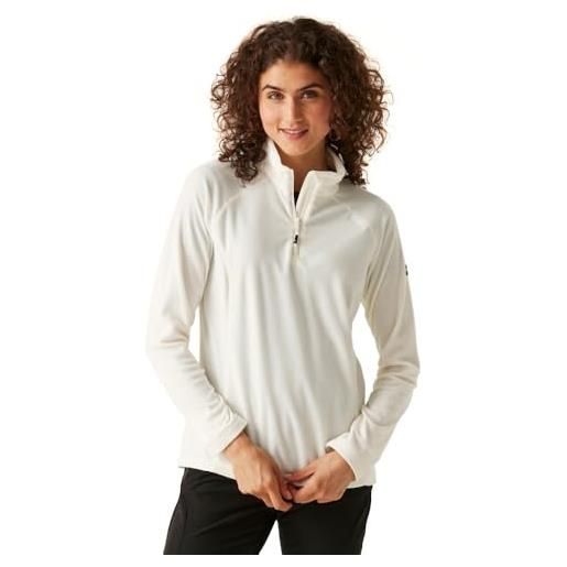 Regatta women's montes lightweight half-zip fleece, pile donna, polar bear(white), 