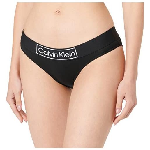 Calvin Klein slip bikini modellanti donna elasticizzati, nero (black), s