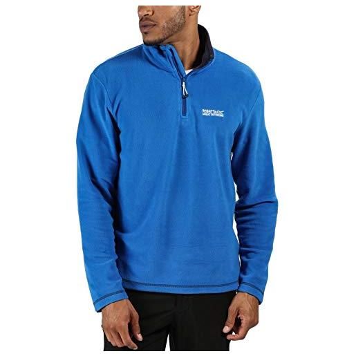 Regatta thompson giacca termica leggera da uomo in pile con mezza zip, comoda, versatile e resistente, con anti pelucchi, perfetta per attività all'aperto, passeggiate, escursioni e campeggio