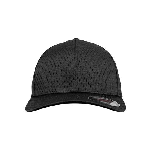 Flexfit athletic mesh cap, black, one size