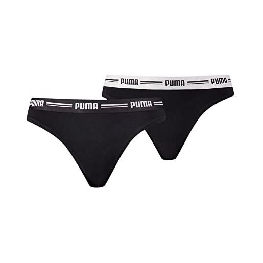 PUMA string, biancheria intima donna, nero, s