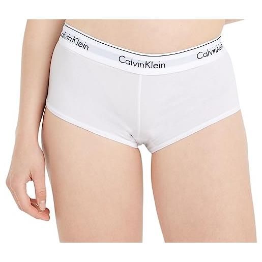 Calvin Klein donna pantaloncini hipster cotone elasticizzato, bianco (white), m