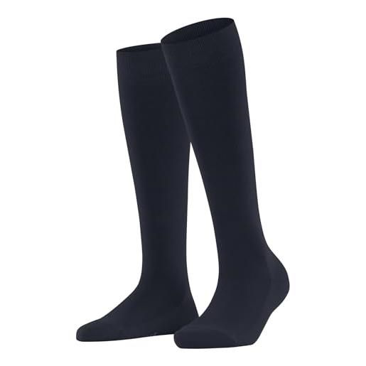 FALKE family w kh cotone sostenibile al ginocchio tinta unita 1 paio, calzini lunghi donna, beige linen melange 4541, 39-42