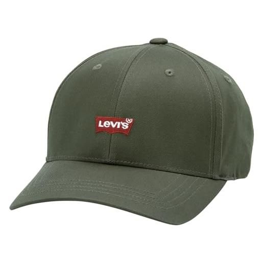 Levi's housemark flexfit cap, cappellino unisex - adulto, regular black, taglia unica