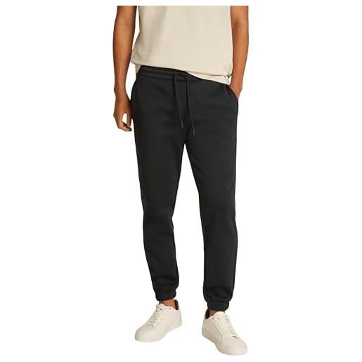 Calvin Klein uomo pantaloni da jogging logo tape pant da legare, nero (ck black), s
