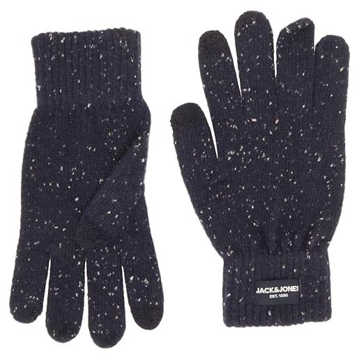 JACK & JONES jack&jones jaccliff nap gloves, guanti uomo, navy blazer, one size