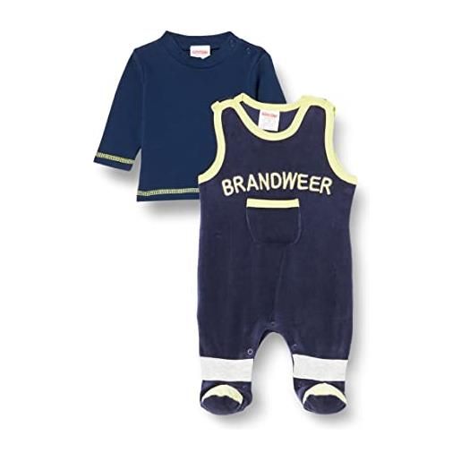 Playshoes set pagliaccetto nicki fire department brandweer unisex - bambini e ragazzi, brandweer, 68