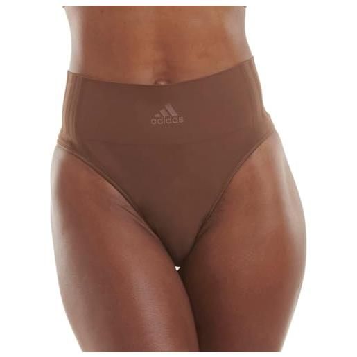 adidas thong slip a tanga, toasted mocha, s donna