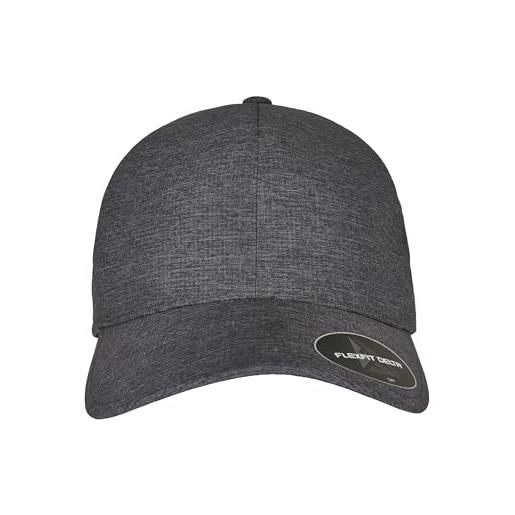 Flexfit delta cap cappellino da baseball, carbone mélange, s/m unisex-adulto