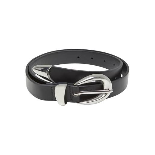 Urban Classics tb7211-chunky buckle loop synthetic leather belt cintura, nero, x-large donna
