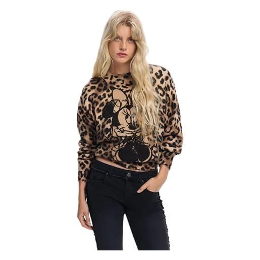 Desigual jers_minnie, 6001 tobacco, xs