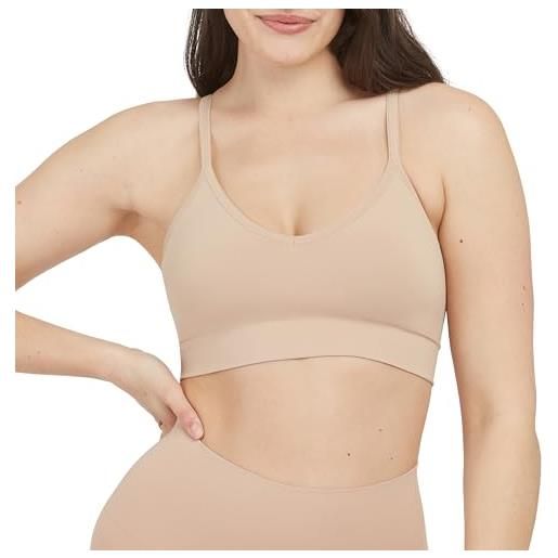 Spanx eco. Care bralette, bralette donna, beige (toasted oatmeal), xs