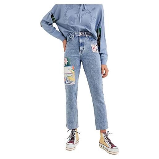 Desigual denim_los an jeans, blu, 40 donna
