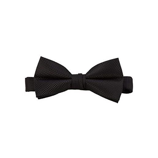 JACK & JONES premium jaccolombia bowtie noos, cappello stile aviatore uomo, nero (black detail: solid), taglia unica
