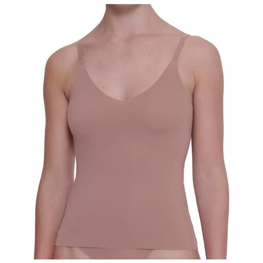 Sloggi zero feel 2.0 spaghetti top, maglietta donna, cacao, m