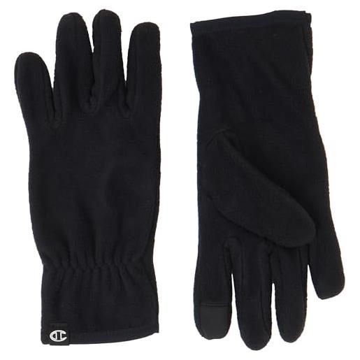 Champion athletic accessories (806053) - modern sport micropolar c-logo guanti invernali, nero, m unisex - adulto fw24