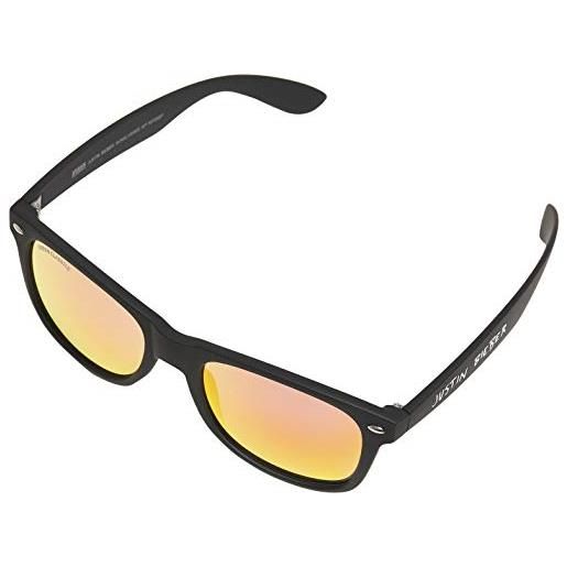 Mister Tee justin bieber sunglasses mt black/red one size