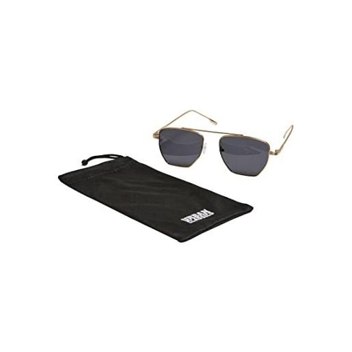 Urban Classics sunglasses denver occhiali da sole, nero/oro, taglia unica unisex-adulto