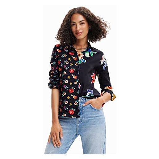 Desigual cam_singapur 2000 maglietta, nero, s donna