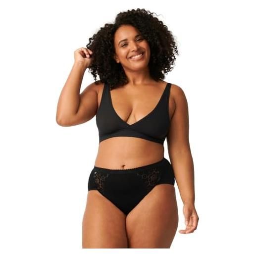 Sloggi chic midi 4p, slip donna, nero (black), 42