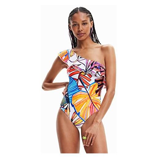 Desigual set bikini da donna, bianco, s