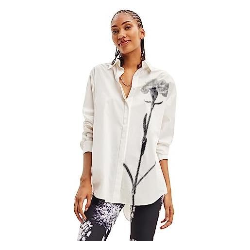 Desigual cam_siena blouse da donna, bianco, xl