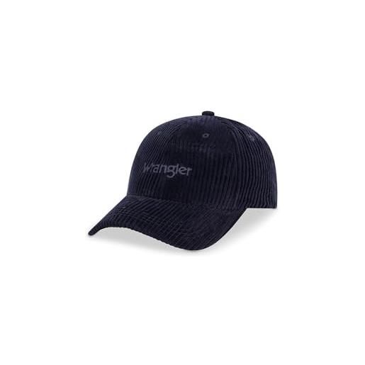 Wrangler corduroy cappellino da baseball, blu navy, taglia unica uomo