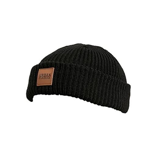Urban Classics dogger beanie unisex beanie nero 100% poliacrilico