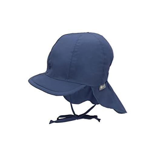 Sterntaler schirmmütze m. Nackenschutz 1511410 cappello invernale, blau, 49 unisex baby