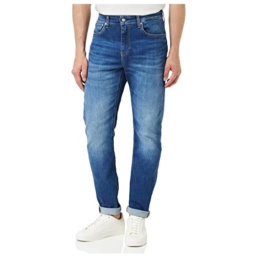Calvin Klein Jeans calvin klein uomo jeans slim taper vita media, blu (denim dark), 30w/30l