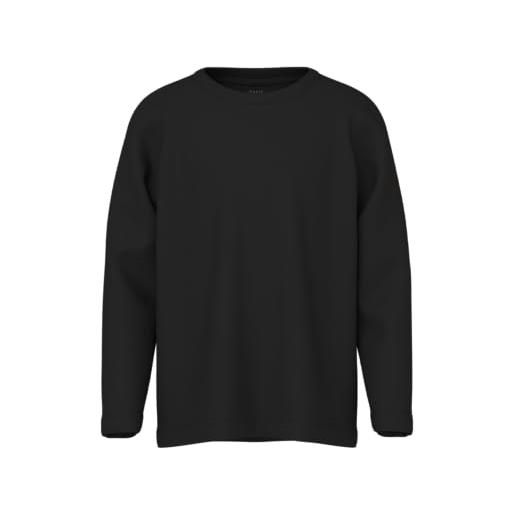 NAME IT nkmvobbo ls top noos, maglia a maniche lunghe bambino, black, 
