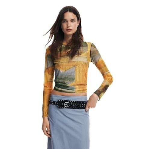 Desigual ts_love life, 8063 zarlos, l, giallo. , l