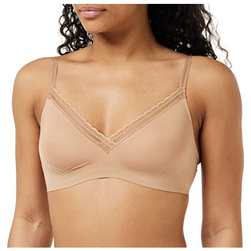 Sloggi donna body adapt twist soft bra, nostalgic brown, l