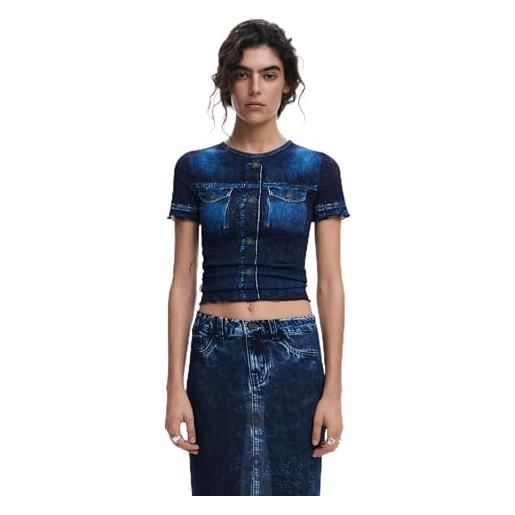 Desigual ts_detroit, 5016 estate blue, l