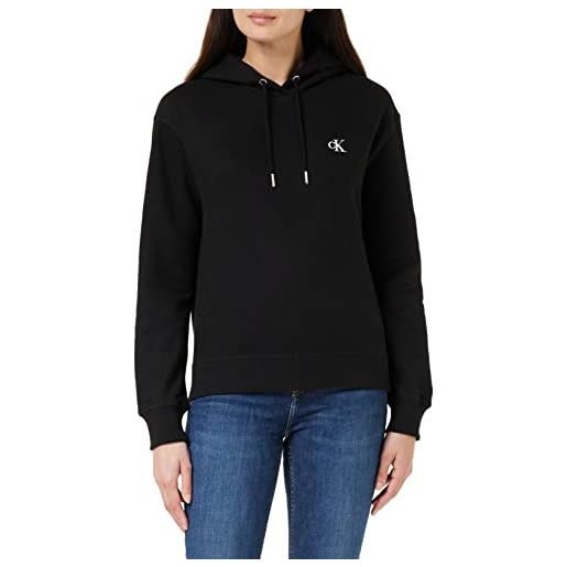 Calvin Klein Jeans calvin klein embroidery hoodie j20j213178 altre maglie pesanti, nero (ck black), l donna