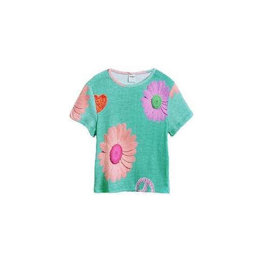 Desigual ts_peace, 5013 turquoise, 3/4