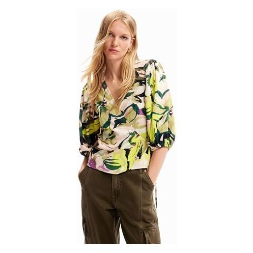 Desigual camicia da donna darrell blouse, verde, m