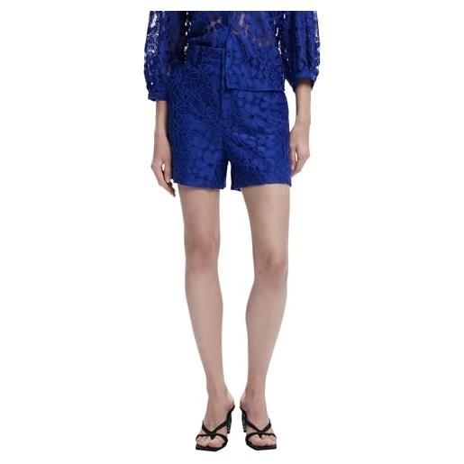 Desigual short_lace, 5031 azul noche, 42