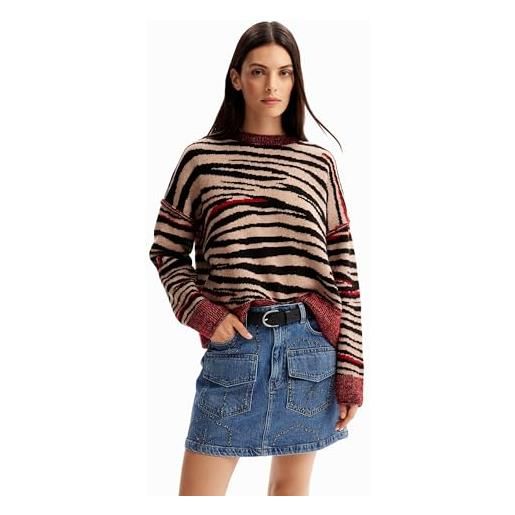 Desigual pullover_holmes felpa, marrone, xl donna