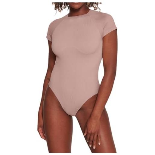 Sloggi donna ever infused aloe st sleeve body, foggy mauve, m