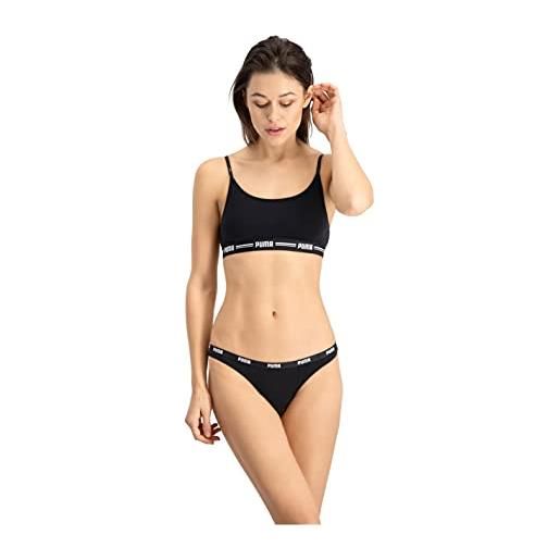 PUMA bikini, biancheria intima donna, nero, s