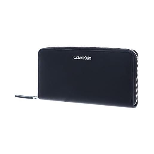Calvin Klein donna portafoglio z/a wallet lg grande, nero (black), taglia unica