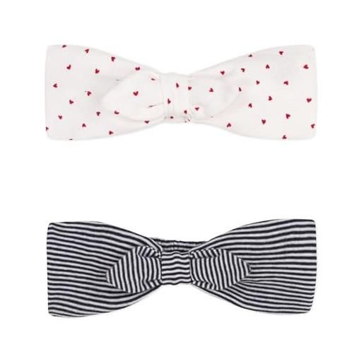 Petit Bateau a0cei fascia capelli, variante 1, 6-12 mesi (pacco da 2) bimba
