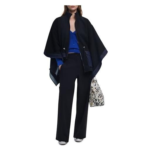 Desigual poncho_denim aldama, 2000 black, u