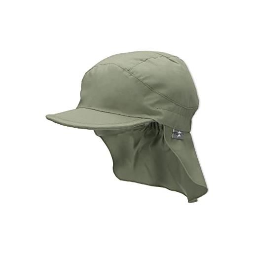 Sterntaler schirmmütze mit nackenschutz cappello da sole, dunkelgrün, 47 unisex-adulto